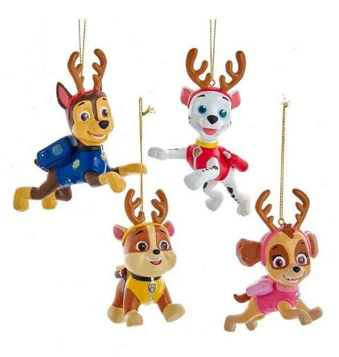Item 107103 Paw Patrol With Antler Ornament