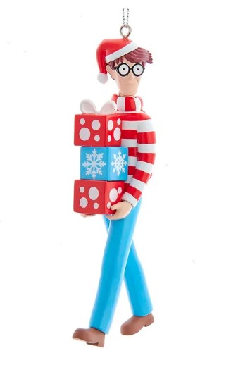 Item 107117 Waldo With Presents Ornament