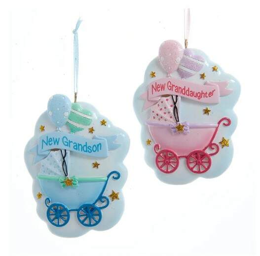 Item 107118 Granchild Baby Stroller Ornament