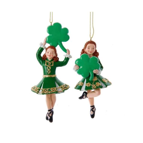 Item 107137 Irish Lucky Girl Ornament