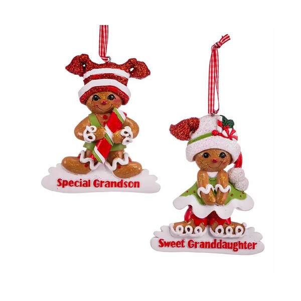 Item 107152 Special Gradson/Sweet Granddaughter Ornament