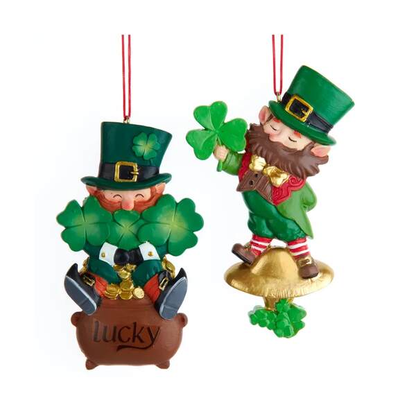 Item 107162 Irish Leprechaun Ornament