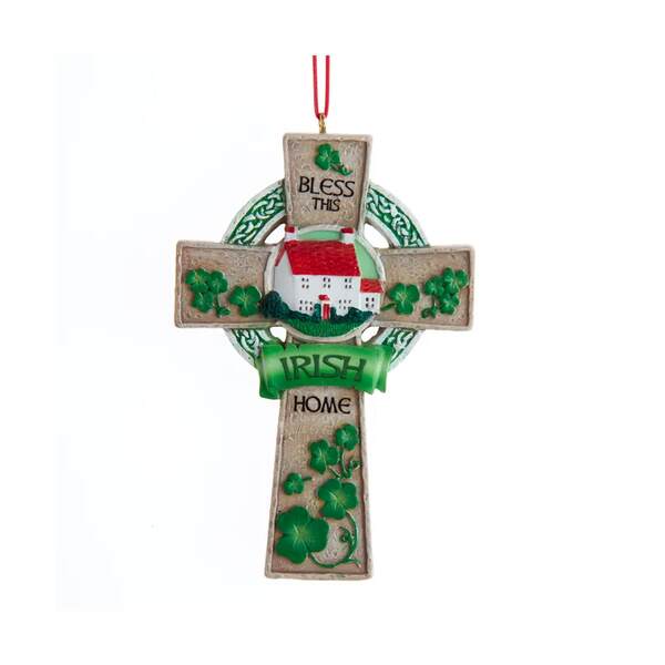 Item 107163 Irish Cross Ornament