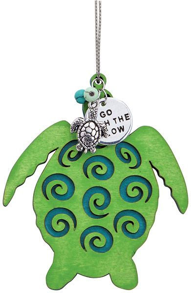 Item 108073 Charm Turtle Ornament - Outer Banks