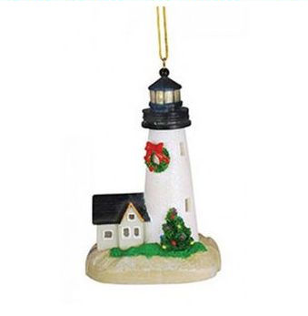 Item 108094 Light Up Lighthouse Ornament