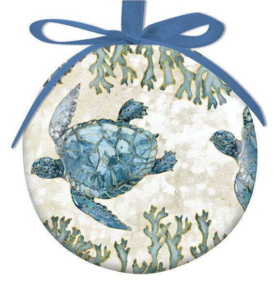 Item 108228 Sea Turtle Ball Ornament