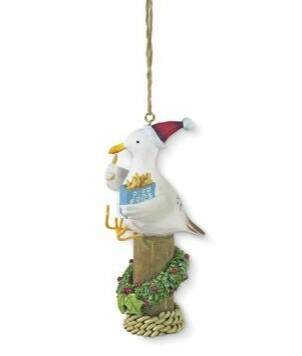 Item 108378 Seagull With Fries Ornament - Myrtle Beach