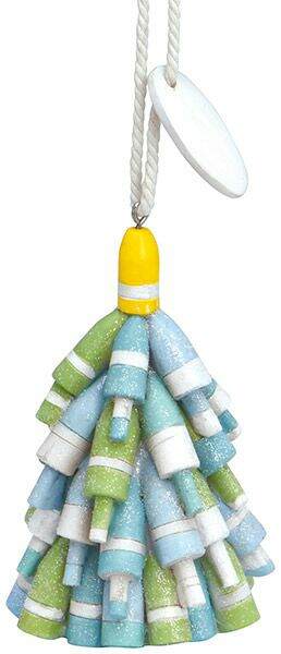 Item 108414 Buoy Tree With Tag Ornament - Outer Banks