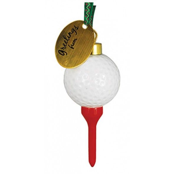 Item 108523 Myrtle Beach Golf Ball With Tag Ornament