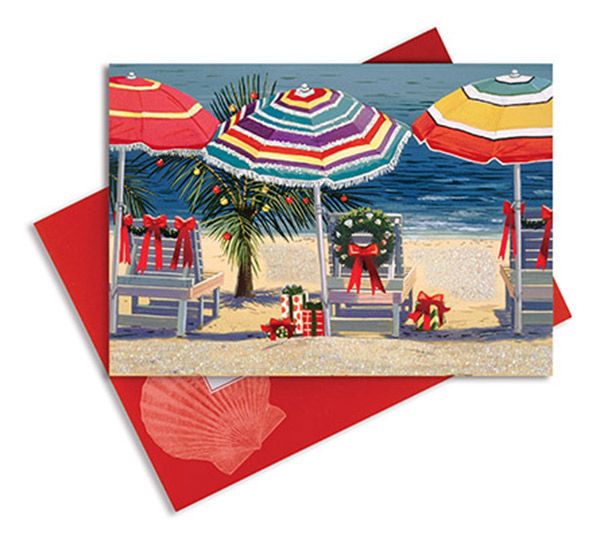 Item 108591 Christmas Beach Cards