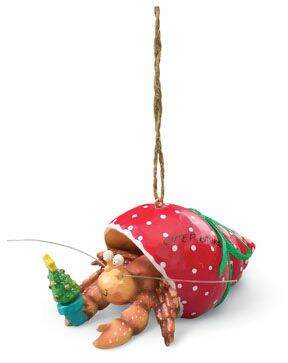 Item 108604 Hermit Crab With Red Shell Ornament