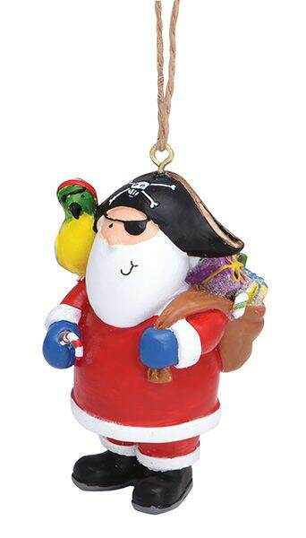 Item 108905 Santa Pirate Ornament