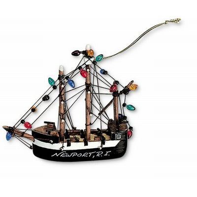 Item 109155 Pirate Ship Ornament - Jamestown
