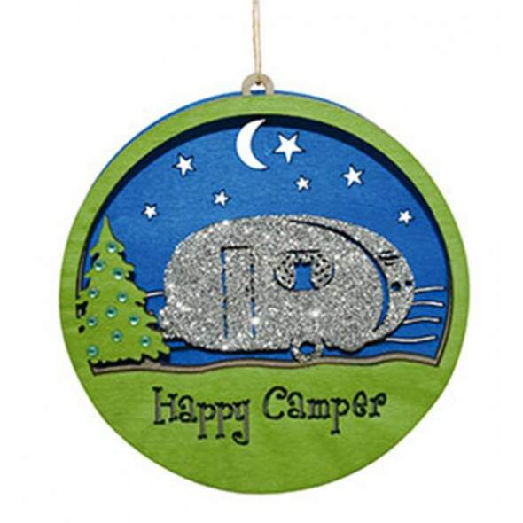 Item 109760 Myrtle Beach Happy Camper Ornament