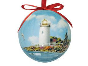 Item 109970 Sunlit Shores Ball Ornament