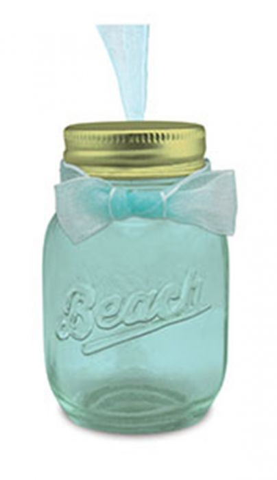 Item 109982 Beach Canning Jar Ornament