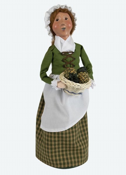 Item 113258 COLONIAL WOMAN WITH PINEAPPLE