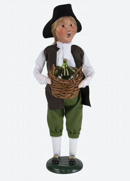 Item 113261 COLONIAL MAN WITH DEMIJOHN BOTTLE