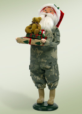 Item 113329 Camouflage Santa