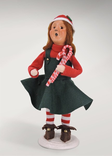 Item 113438 Mitzi The Christmas Elf With Candy Canes