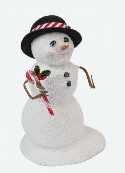 Item 113563 SNOWMAN WITH CANDY CANE