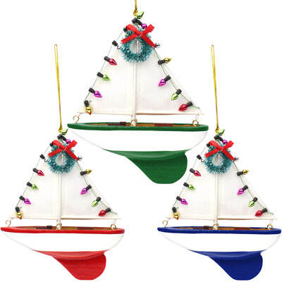 Item 118219 Sailboat Ornament- Myrtle Beach