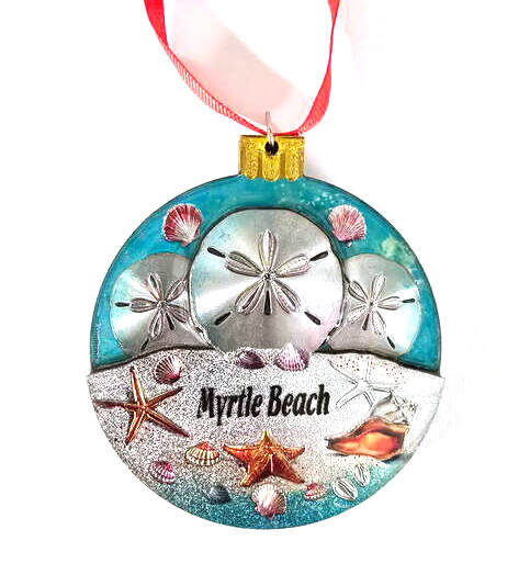 Item 118462 Sand Dollar Ornament - Myrtle Beach
