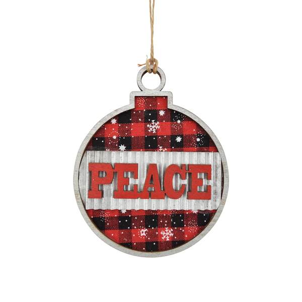 Item 122058 Peace Ornament