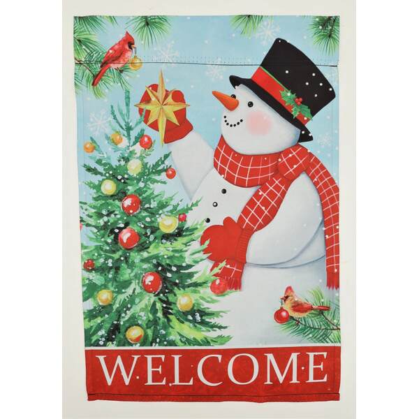 Item 122086 Welcome Snow Flag