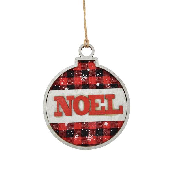 Item 122107 Noel Disc Ornament