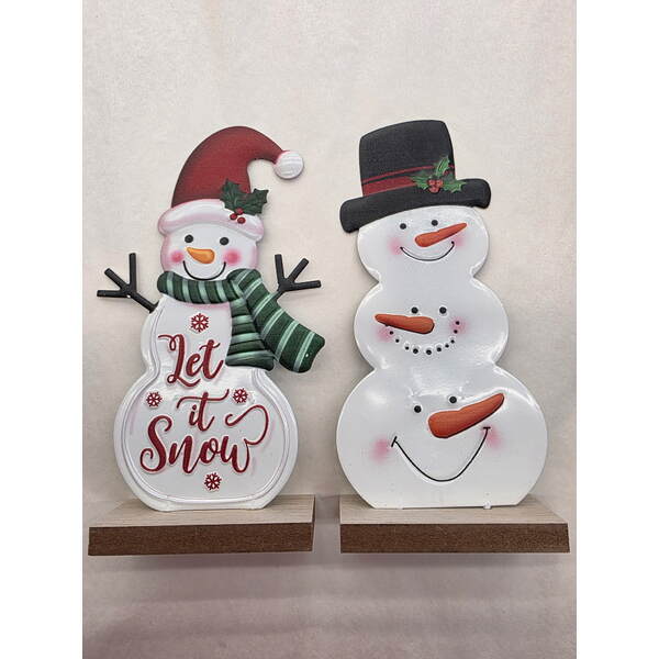 Item 127168 Snowman On Base