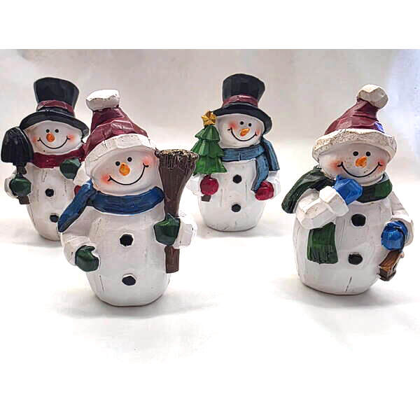 Item 127308 Poly Christmas Snowman Figure