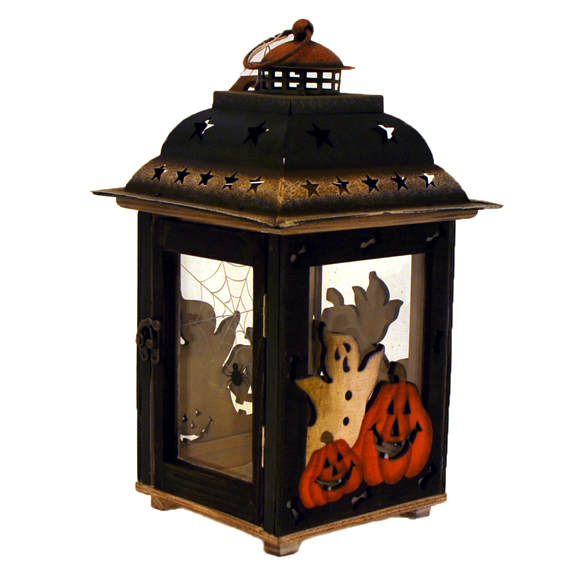Item 127564 Halloween Lantern With Jack-o'-Lanterns & Ghosts