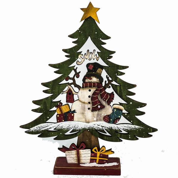 Snowman In Christmas Tree - Item 128085 | The Christmas Mouse