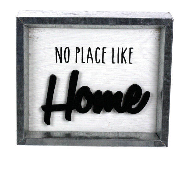 Item 128301 No Place Like Home Block Sign