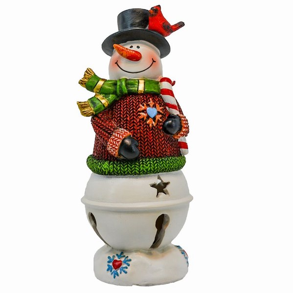 Item 128467 Snowman On Jingle Bell