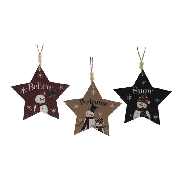 Item 128609 Christmas Star Ornaments
