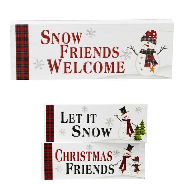 Item 128616 Christmas Friends Block