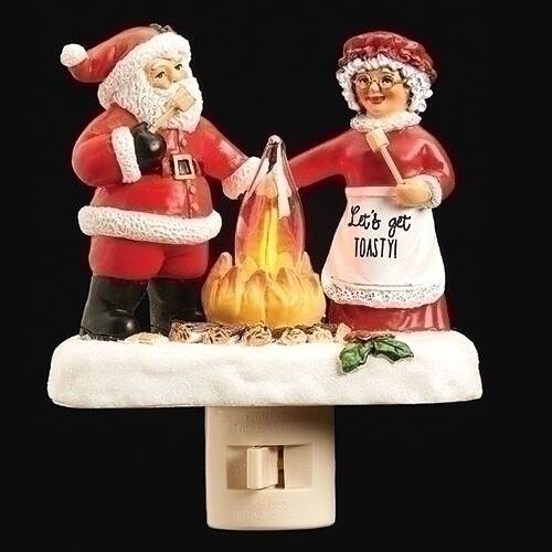 Item 134088 Santa and Mrs. Campfire Nightlight