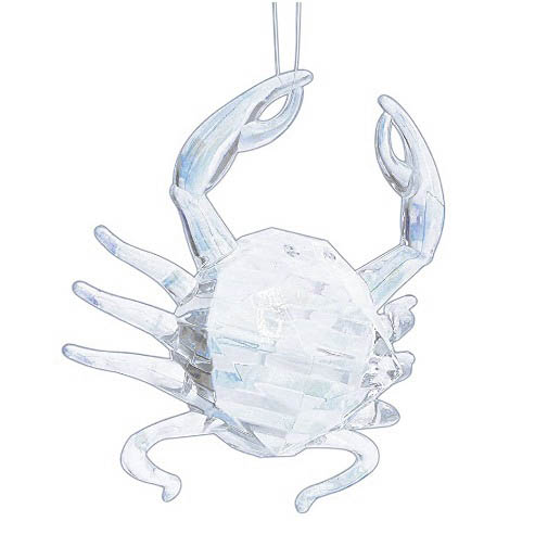 Item 134286 Iridescent Crab Ornament