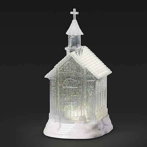 Item 135007 Lighted Swirl Church