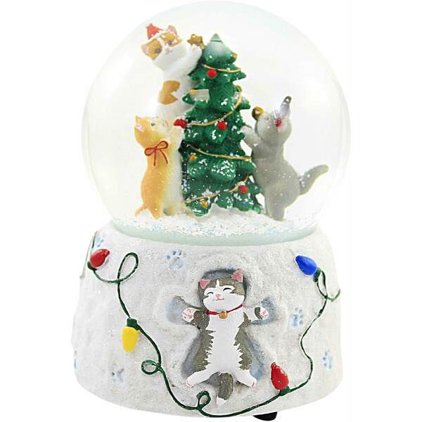 Item 135009 Musical Cats Water Globe