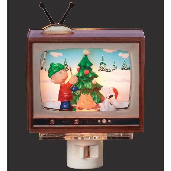 Item 135024 Peanuts TV Tree Decorating Nightlight