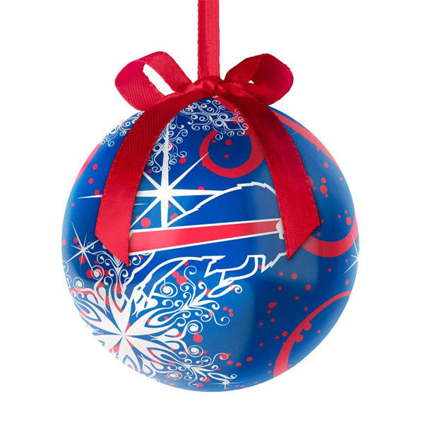 Buffalo Bills Snowflake Christmas Ornament 