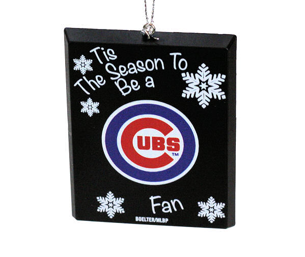 Item 141196 Chicago Cubs Tis The Season To Be A Fan Ornament