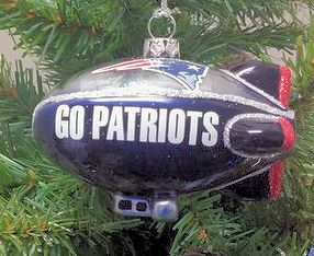 Item 141217 New England Patriots Blimp Ornament