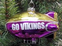 Item 141319 Minnesota Vikings Blimp Ornament