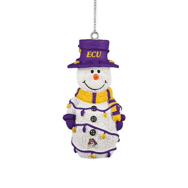 Item 143196 East Carolina Snowman Ornament