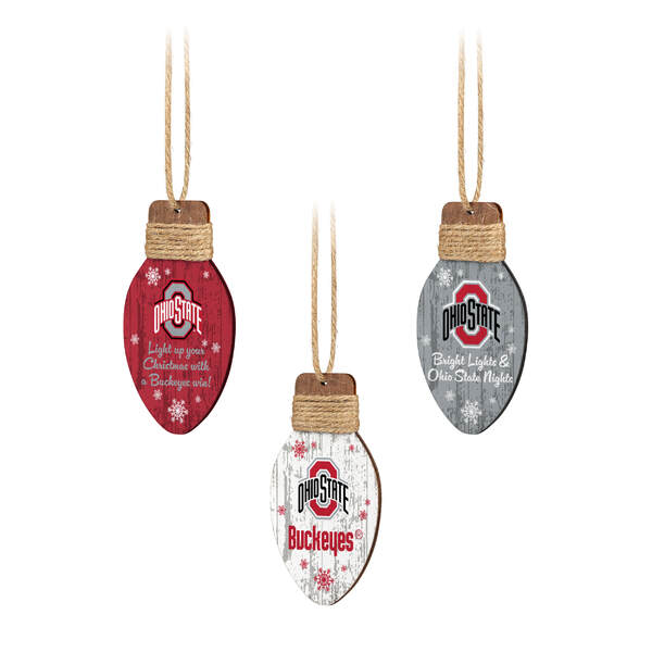 Item 143238 Ohio State Holiday Lights Ornament