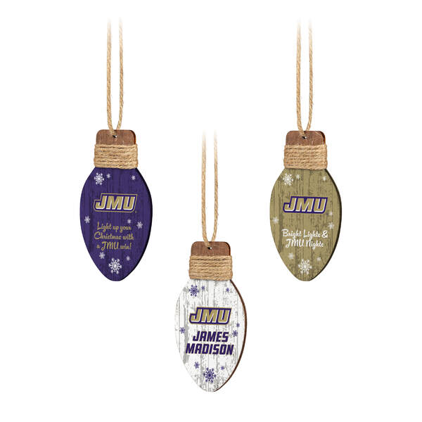 Item 143242 JMU Holiday Lights Ornament